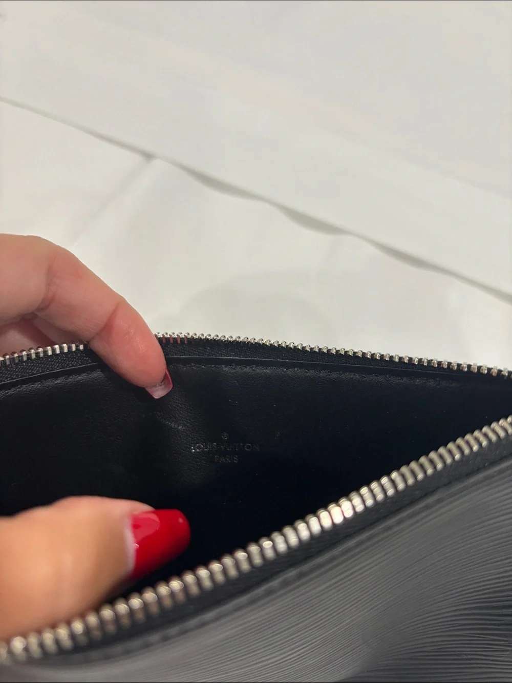 Louis Vuitton leather felice insert